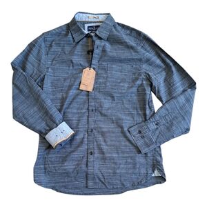 Mens Across The Pond Button Down Shirt